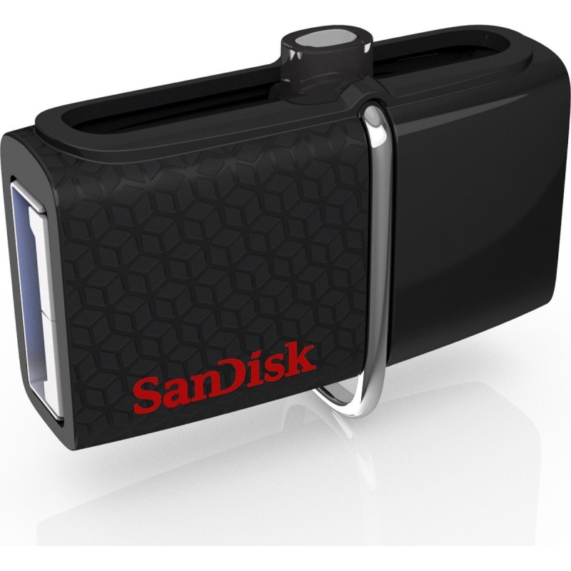 SanDisk Ultra Dual 256GB USB 3.1 / USB-C USB stick Grå Sølv
